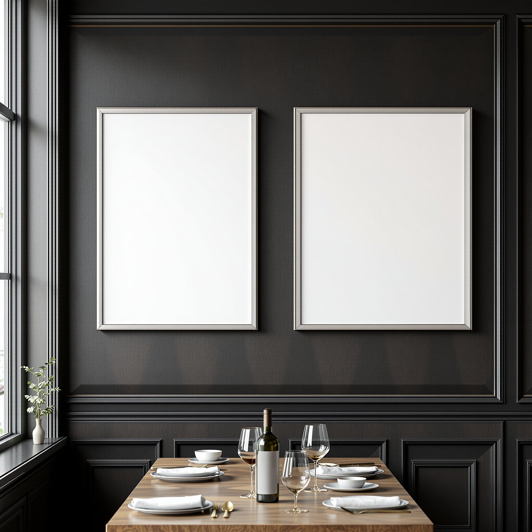 Commercial Frame Mockup | Blank Template #158 | High-Resolution JPG | bulkmockup Template | For Etsy POD Print Sellers | MockupBulk