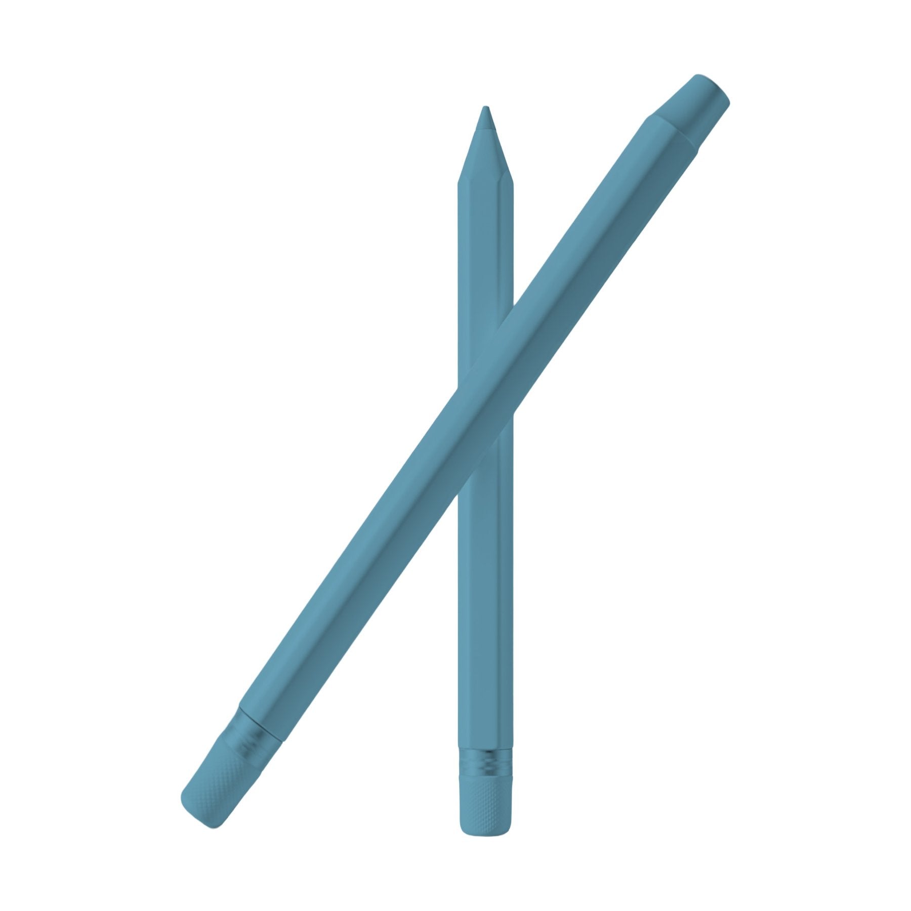 Arctic Blue Angle45 View Kids Pencil Mockup | Digital JPG Mockup | Commercial Licence | For Etsy Printful Printify | MockupBulk