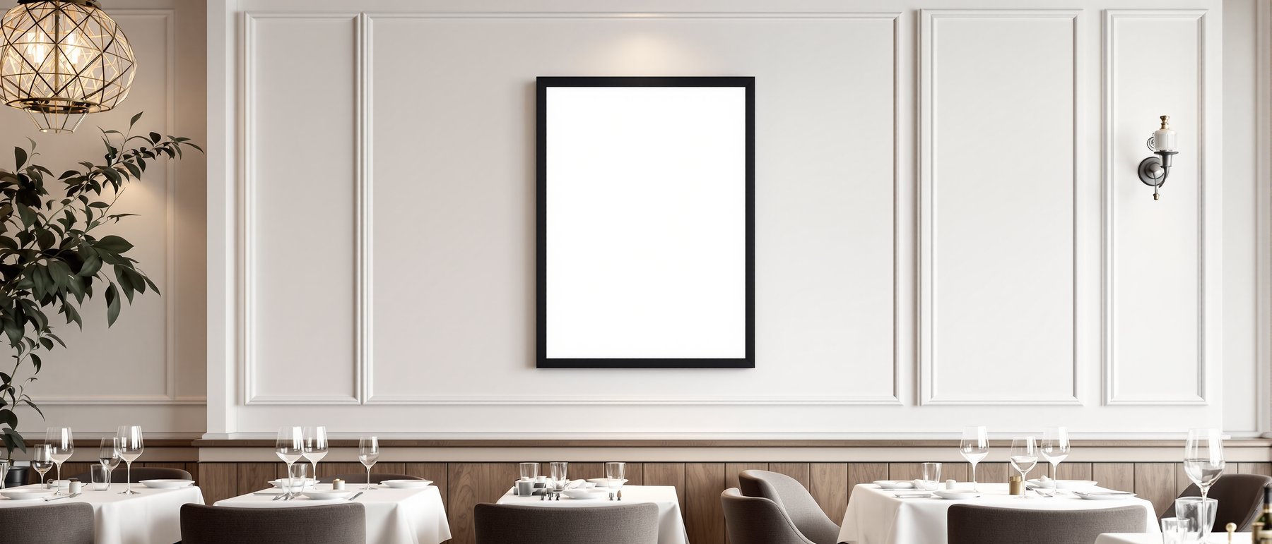 Commercial Frame Mockup | Blank Template #160 — bulkmockup Frame Template | Instant Download JPG | Commercial Use | MockupBulk