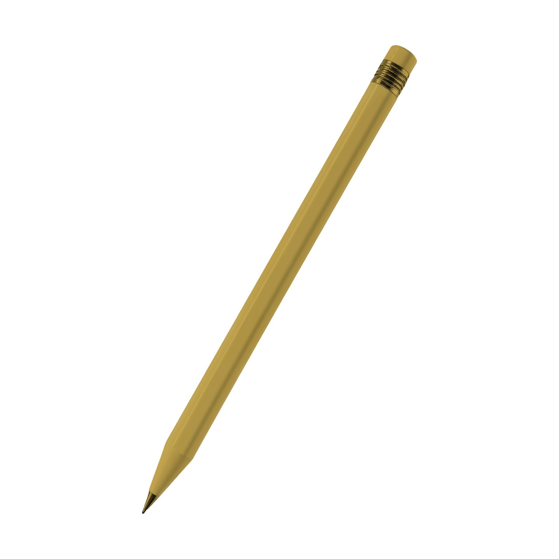 Antique Gold Angle45 View Pencil Mockup | Shopify Etsy Mockup Template | High-Res JPG | Commercial Use Download | MockupBulk
