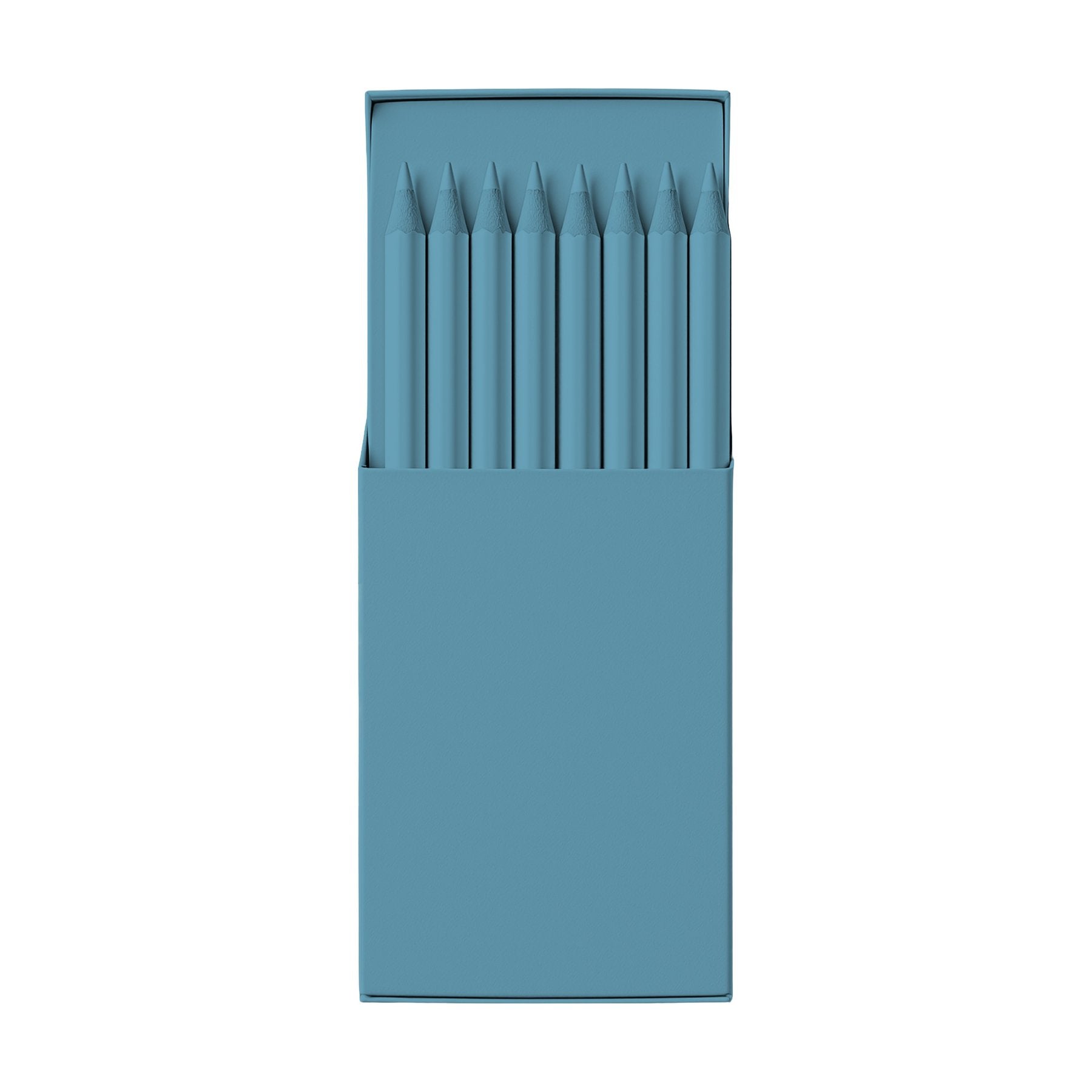 Arctic Blue Angle45 View PencilSet Mockup | Print on Demand Mockup | High-Res JPG Download | Commercial Use Included | MockupBulk