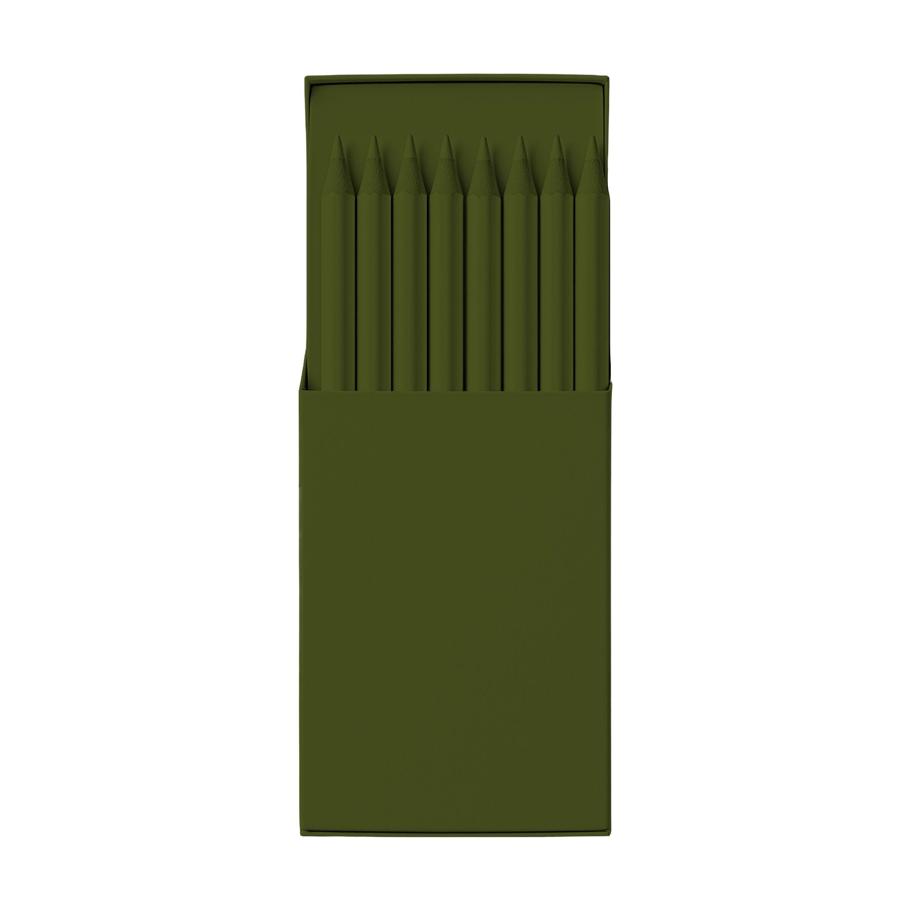 Army Angle45 View PencilSet Mockup | High Resolution JPG | POD Mockup Template | Commercial Use Download | MockupBulk