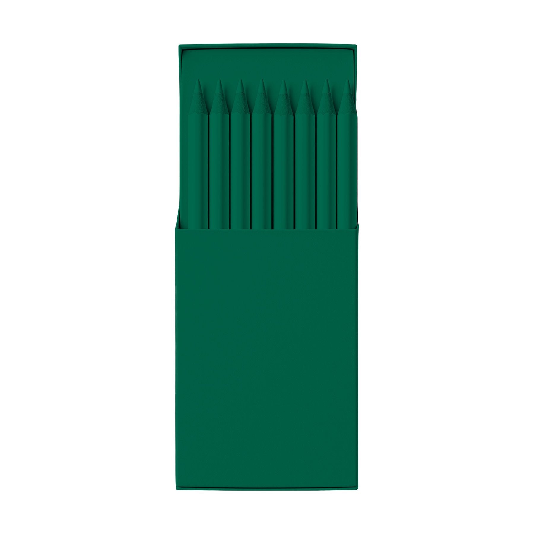 PencilSet Mockup — Bottle Green Angle45 View — JPG Mockup Download | For POD Sellers Designers Etsy Shops | Commercial Use | MockupBulk