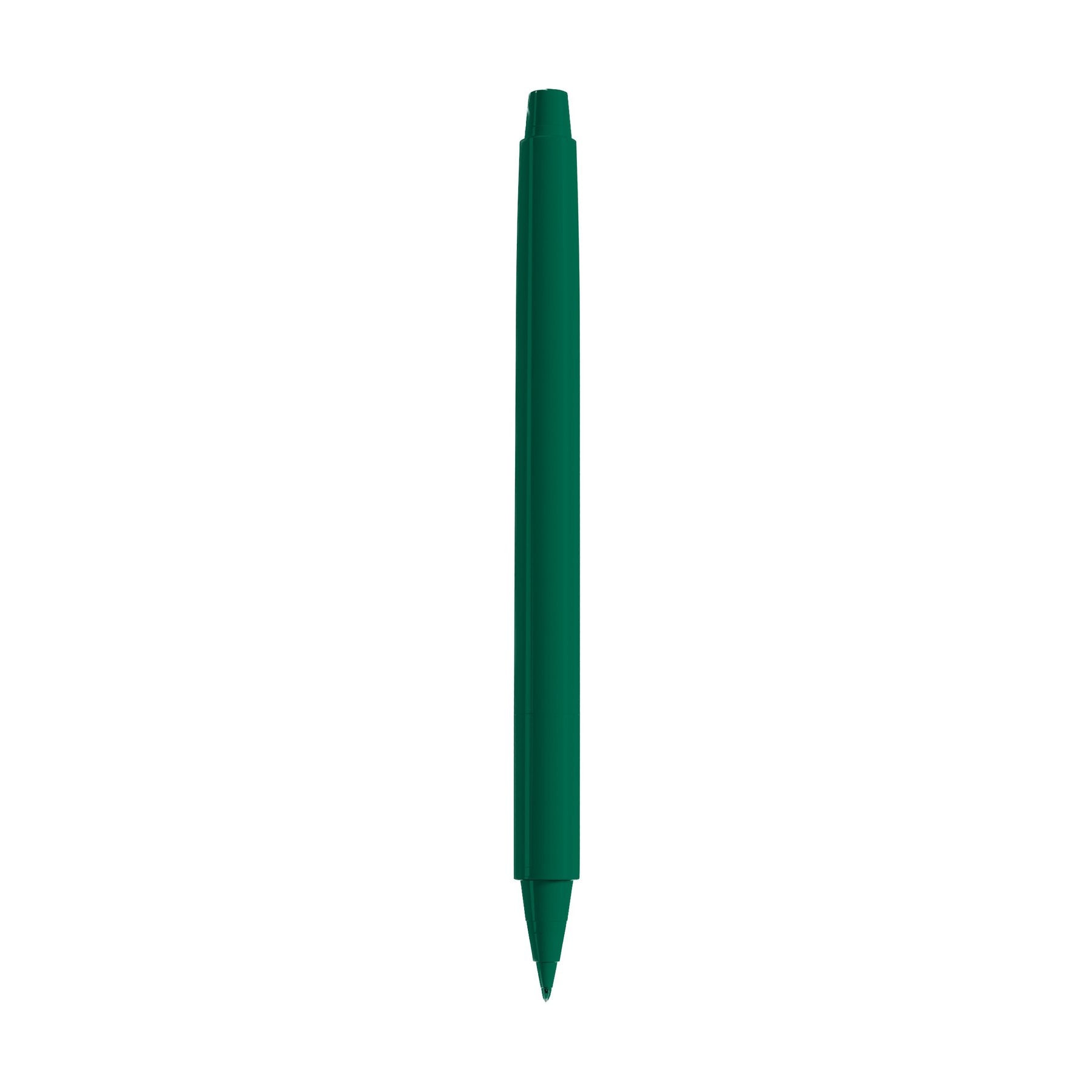 Marker Mockup — Bottle Green Angle45 View — High-Res Mockup Template | JPG Digital Download | Commercial Licence | MockupBulk