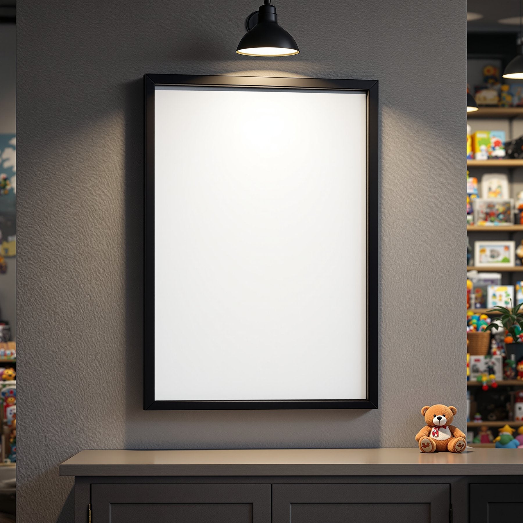 Commercial Frame Mockup — Blank Template #169 — Digital Frame Mockup | bulkmockup JPG Download | For POD Etsy Shopify | MockupBulk