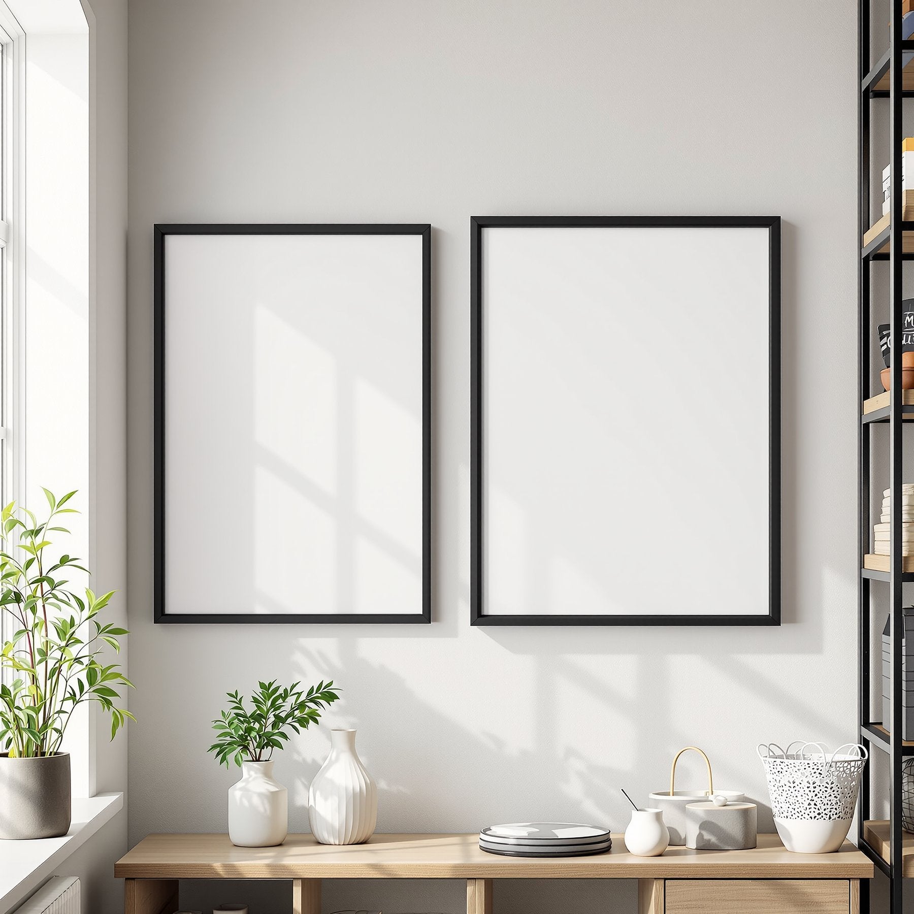 Commercial Frame Mockup, Blank Template #170 | bulkmockup Frame Template | Instant Download JPG | Commercial Use | MockupBulk
