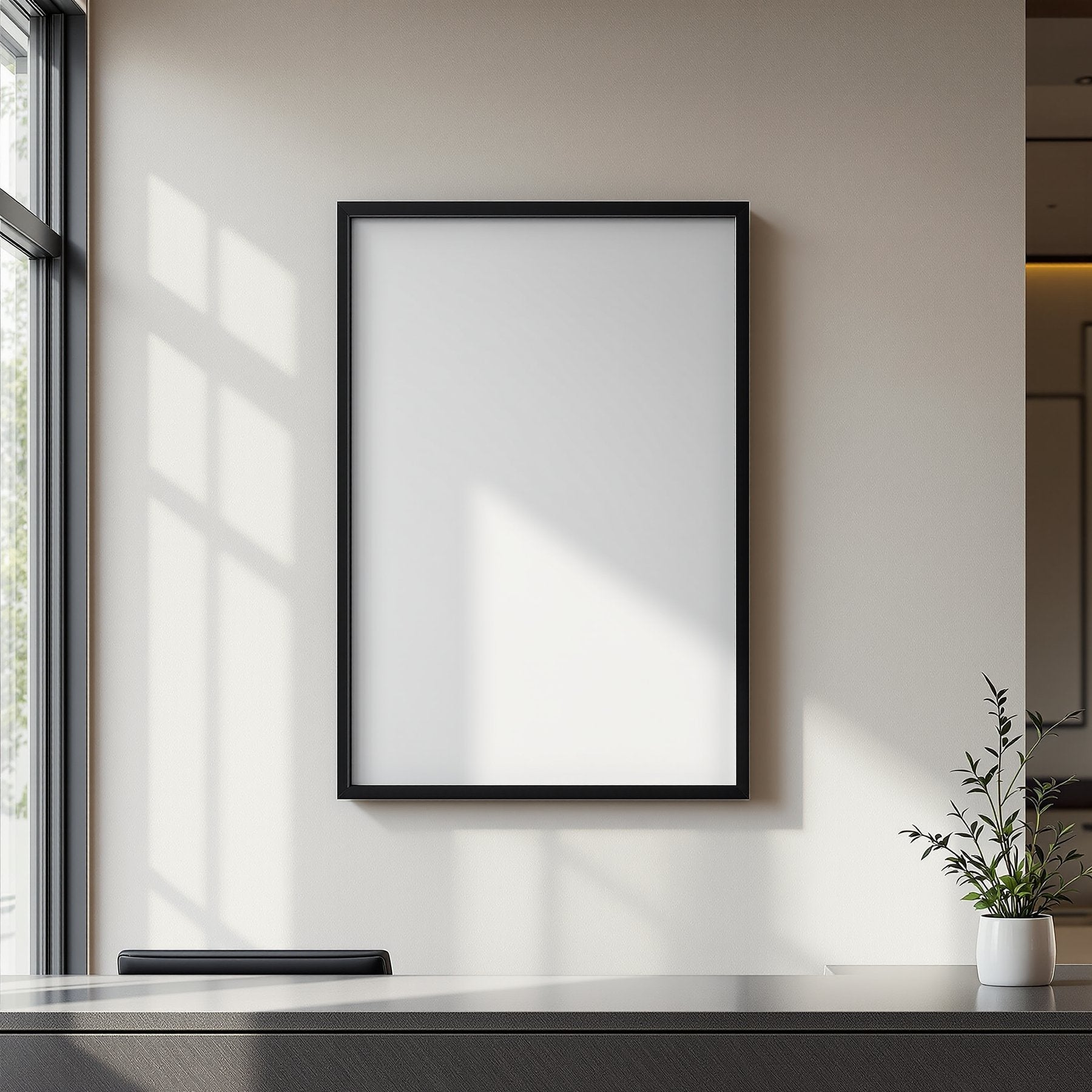 Commercial Frame Mockup — Blank Template #171 — Frame Template JPG | Instant bulkmockup Download | Commercial Use | MockupBulk