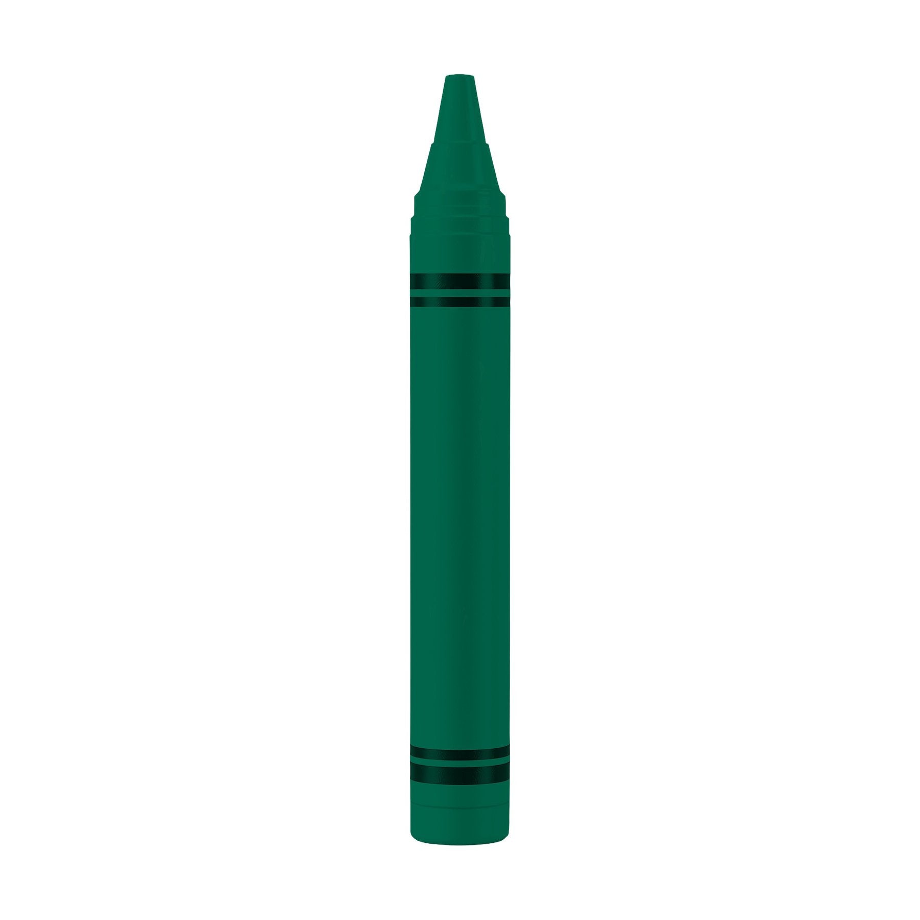 Crayon Mockup | Bottle Green — Digital Download Mockup | High-Resolution JPG | Commercial Use Included | MockupBulk