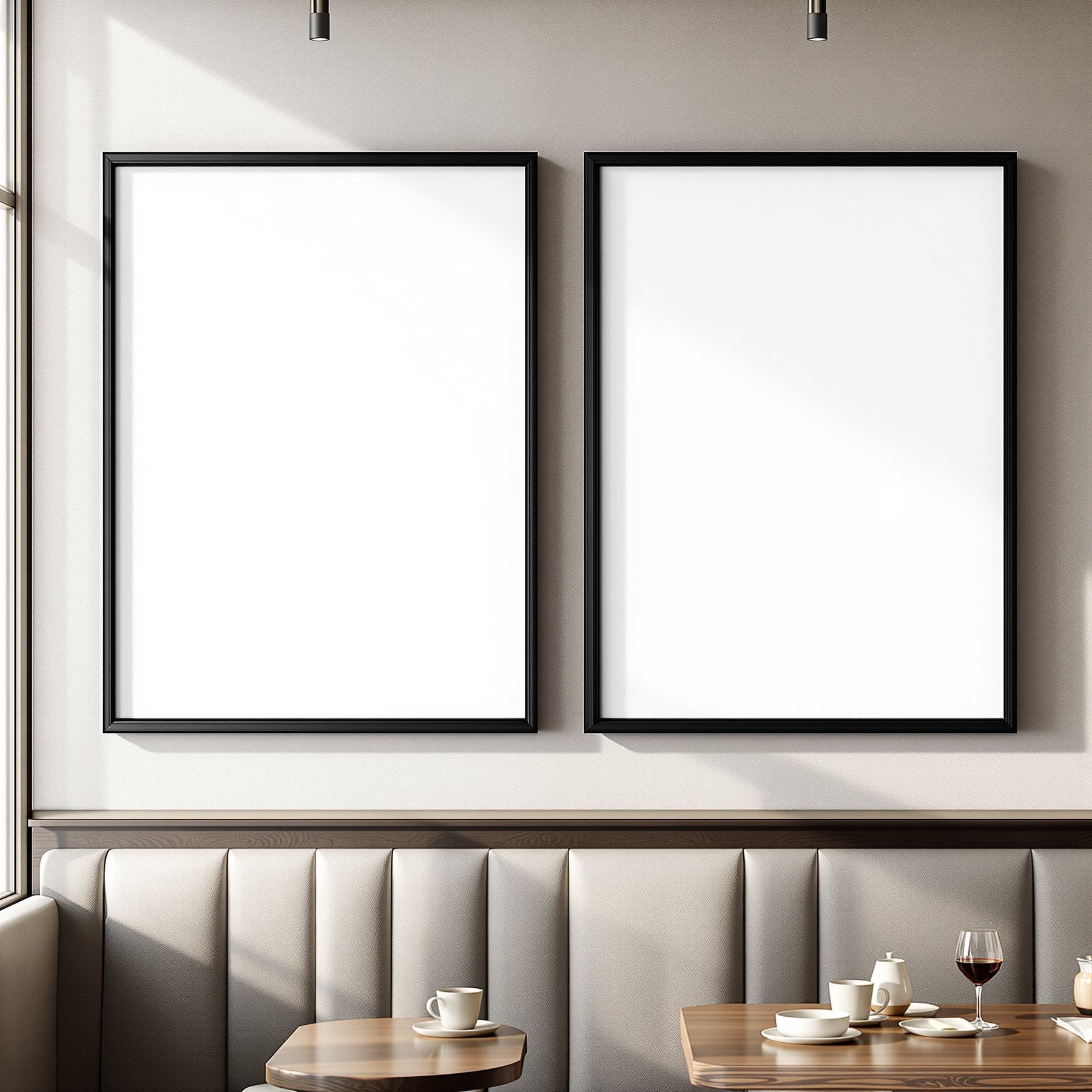 Commercial Frame Mockup — Blank Template #176 — bulkmockup Digital Download | Blank Frame JPG | Commercial Licence Included | MockupBulk
