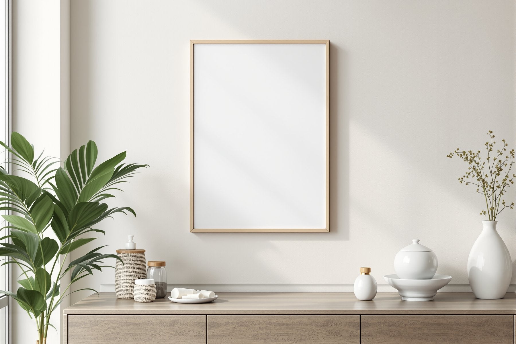 Commercial Frame Mockup, Blank Template #177 | Blank Frame Template | High-Res JPG Instant Download | Commercial Use | bulkmockup | MockupBulk
