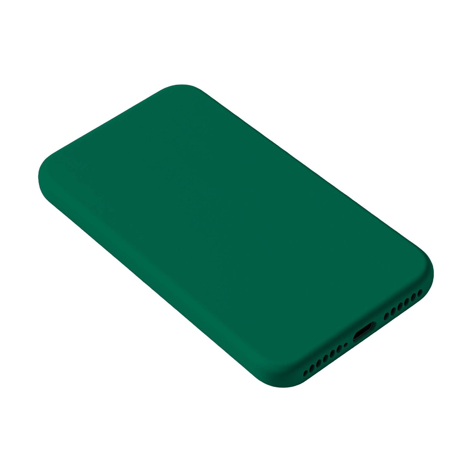 iPhone Mockup, Bottle Green Slim Fit Angle45 View | High-Res JPG Instant Download | Commercial Use | Etsy POD Shopify Template | MockupBulk