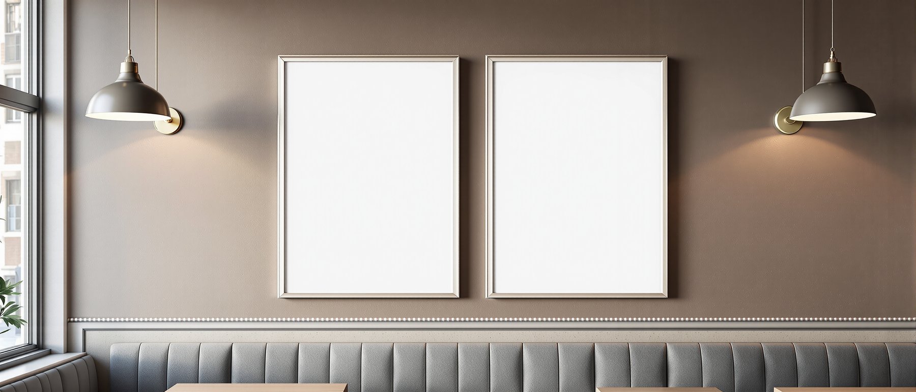 Commercial Frame Mockup — Blank Template #190 — Frame Template JPG | Instant bulkmockup Download | Commercial Use | MockupBulk