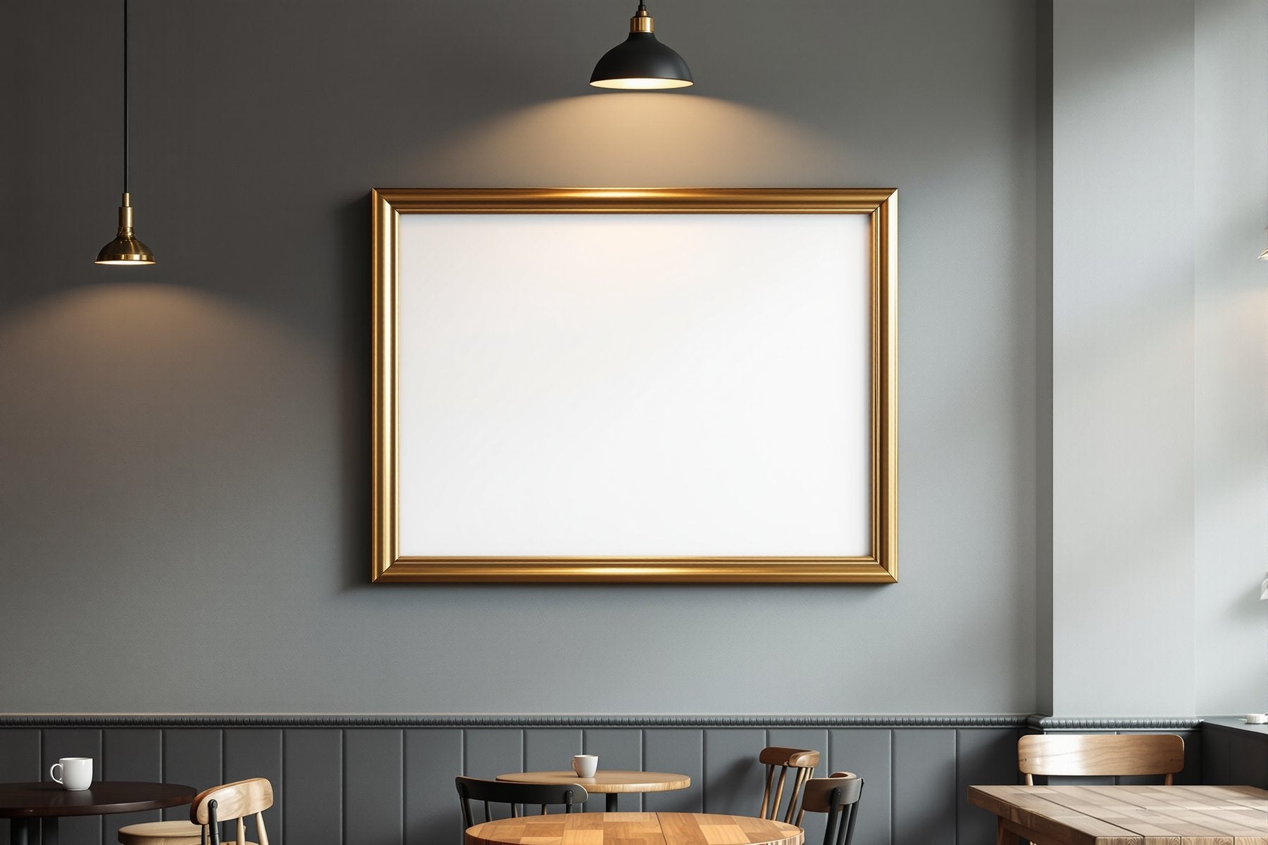 Commercial Frame Mockup, Blank Template #192 | Empty Frame Template | bulkmockup High-Res JPG | Commercial Use Included | MockupBulk
