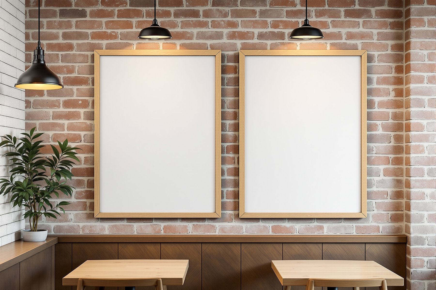 Commercial Frame Mockup, Blank Template #193 | High-Resolution JPG | bulkmockup Template | For Etsy POD Print Sellers | MockupBulk