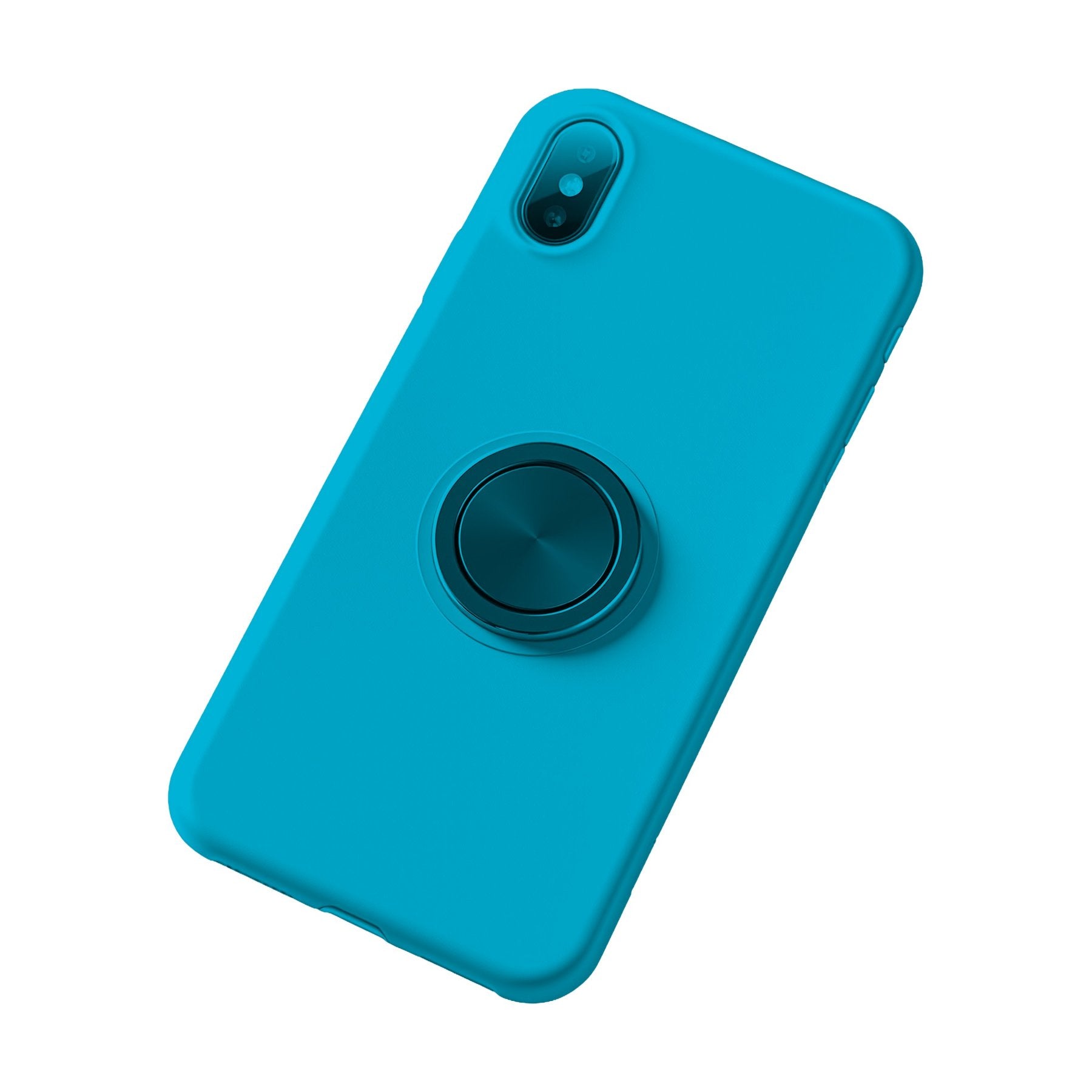 Aqua Back View iPhone Mockup | Instant Download JPG Mockup | POD Etsy Redbubble Printful | Commercial Use | MockupBulk