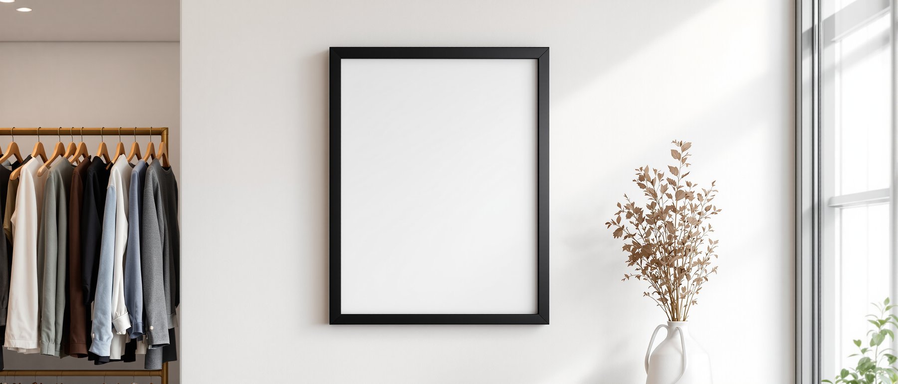 Commercial Frame Mockup | Blank Template #206 | Blank Frame Template for Etsy | bulkmockup JPG Download | Commercial Use | MockupBulk