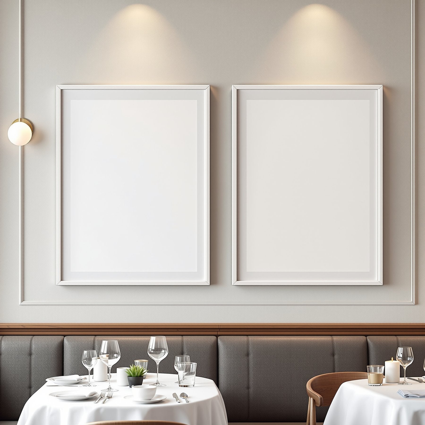 Commercial Frame Mockup, Blank Template #208 | bulkmockup Blank Frame Template | High-Res JPG | Commercial Licence | MockupBulk