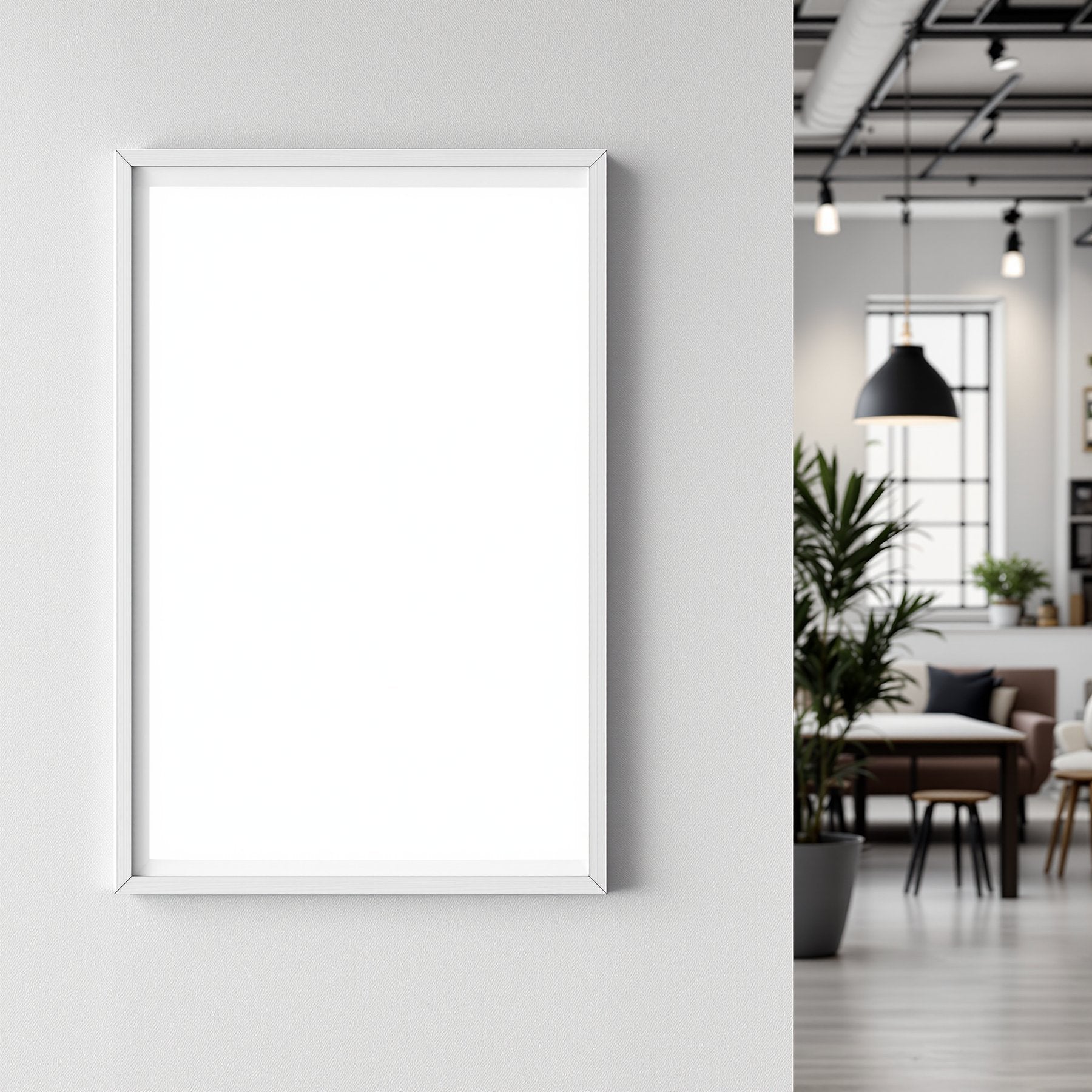 Commercial Frame Mockup — Blank Template #220 — Blank Frame Template | High-Res JPG Instant Download | Commercial Use | bulkmockup | MockupBulk