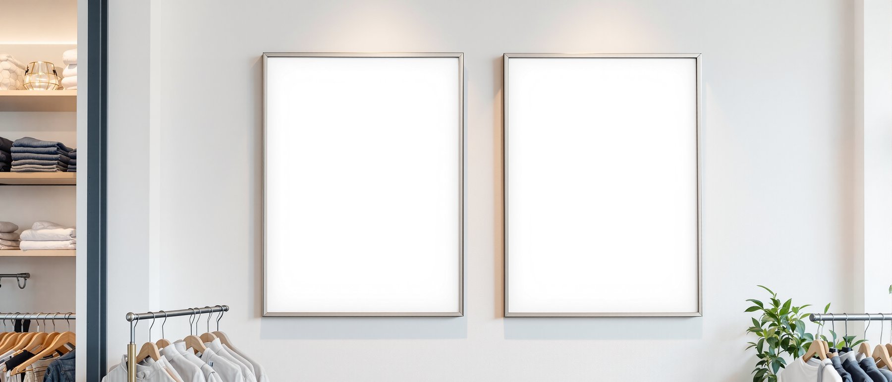 Commercial Frame Mockup | Blank Template #230 — bulkmockup Blank Frame Template | High-Res JPG | Commercial Licence | MockupBulk