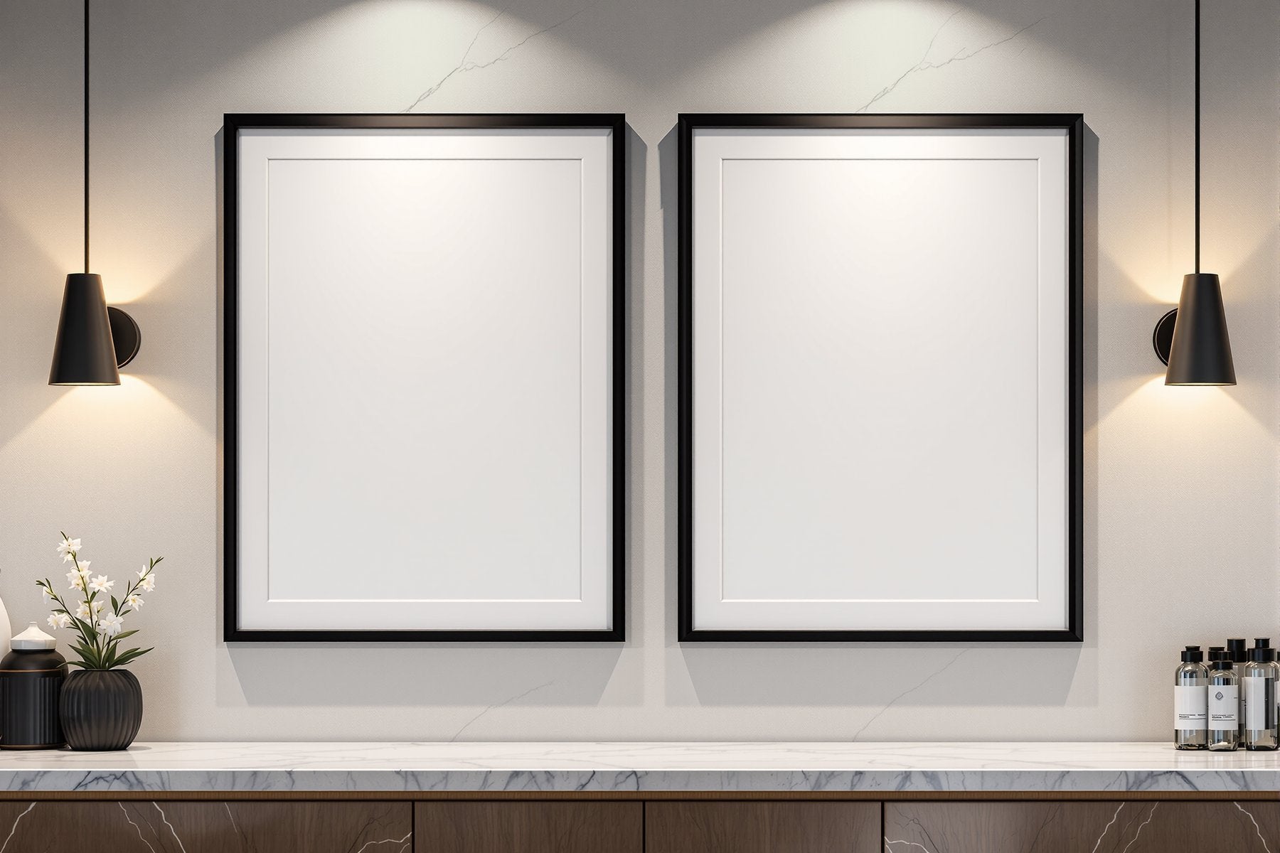 Commercial Frame Mockup | Blank Template #246 | Digital Frame Mockup | bulkmockup JPG Download | For POD Etsy Shopify | MockupBulk