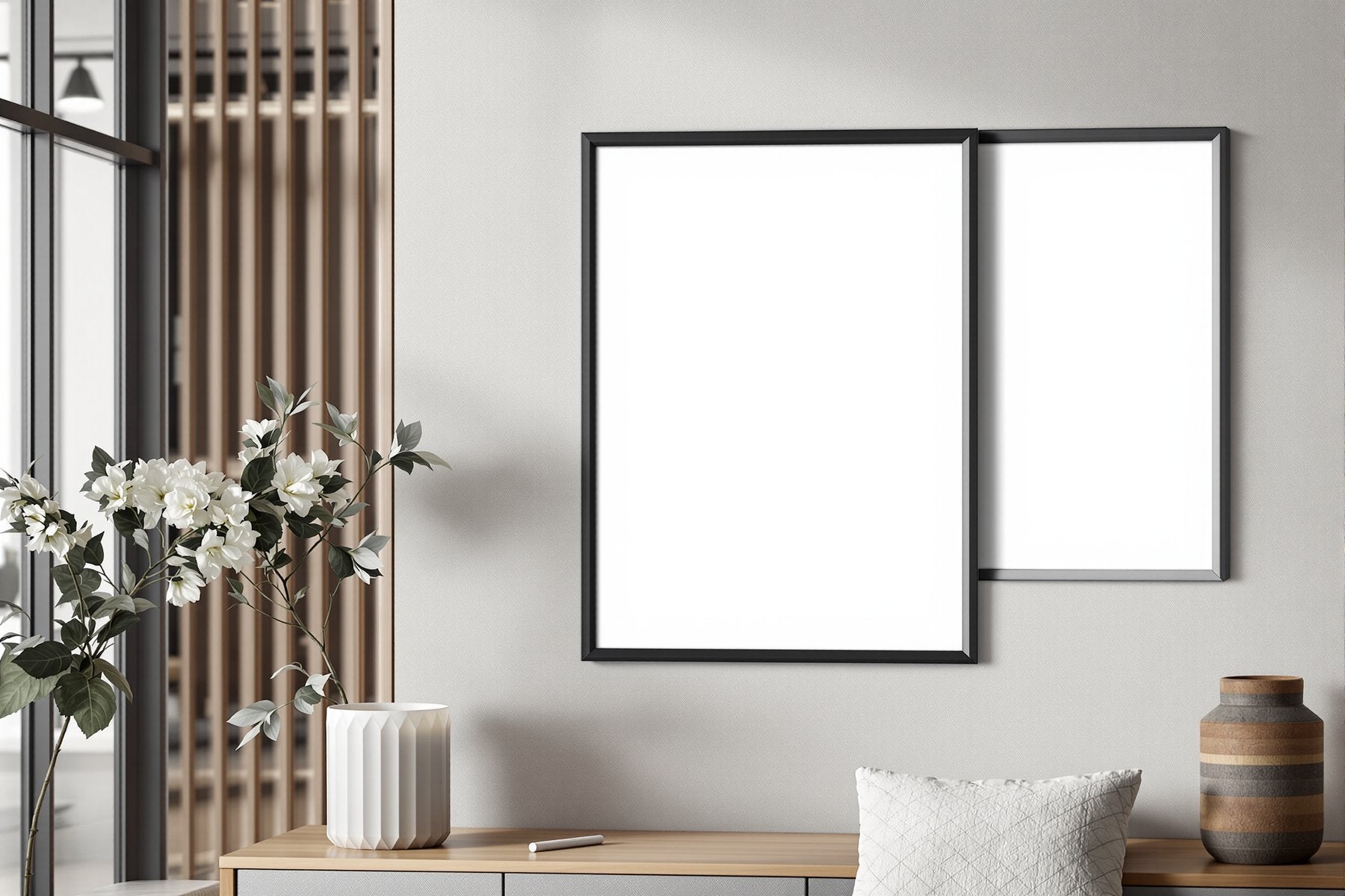 Commercial Frame Mockup, Blank Template #262 | Blank Frame Template | High-Res JPG Instant Download | Commercial Use | bulkmockup | MockupBulk