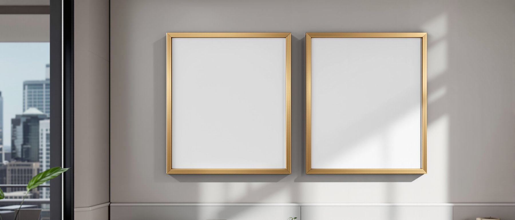 Blank Template #267 Commercial Frame Mockup | Blank Frame Template | High-Res JPG Instant Download | Commercial Use | bulkmockup | MockupBulk