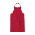 Apron Mockup — Cardinal Red Back View — JPG Mockup Download | For POD Sellers Designers Etsy Shops | Commercial Use | MockupBulk