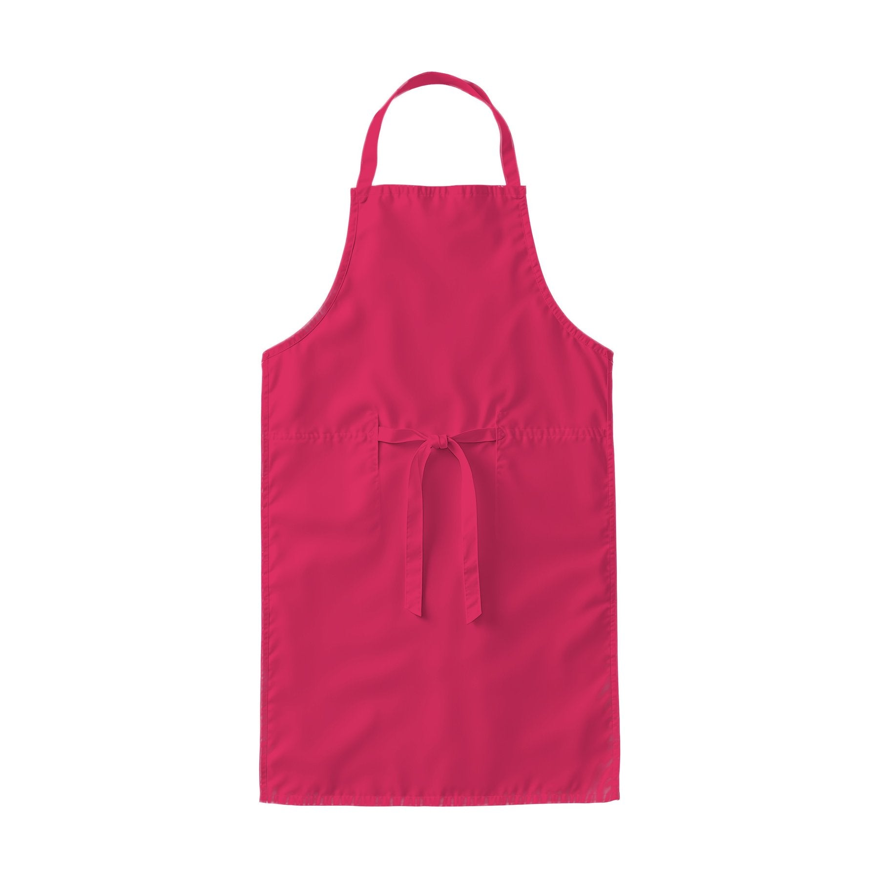 Apron Mockup | Cherry Red Back View — High Resolution JPG | POD Mockup Template | Commercial Use Download | MockupBulk