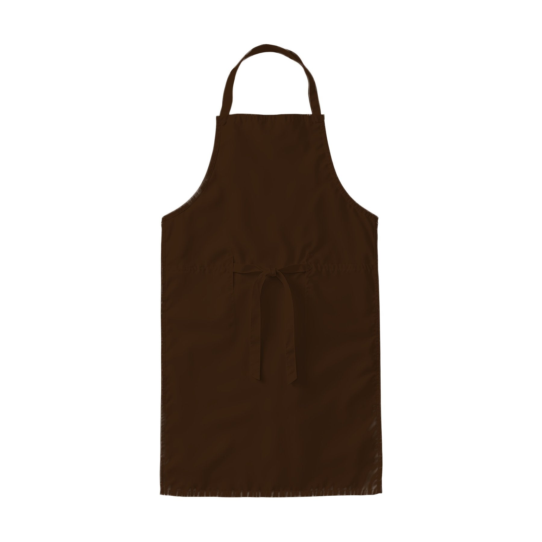 Apron Mockup — Dark Chocolate Back View — High-Res JPG Instant Download | Commercial Use | Etsy POD Shopify Template | MockupBulk