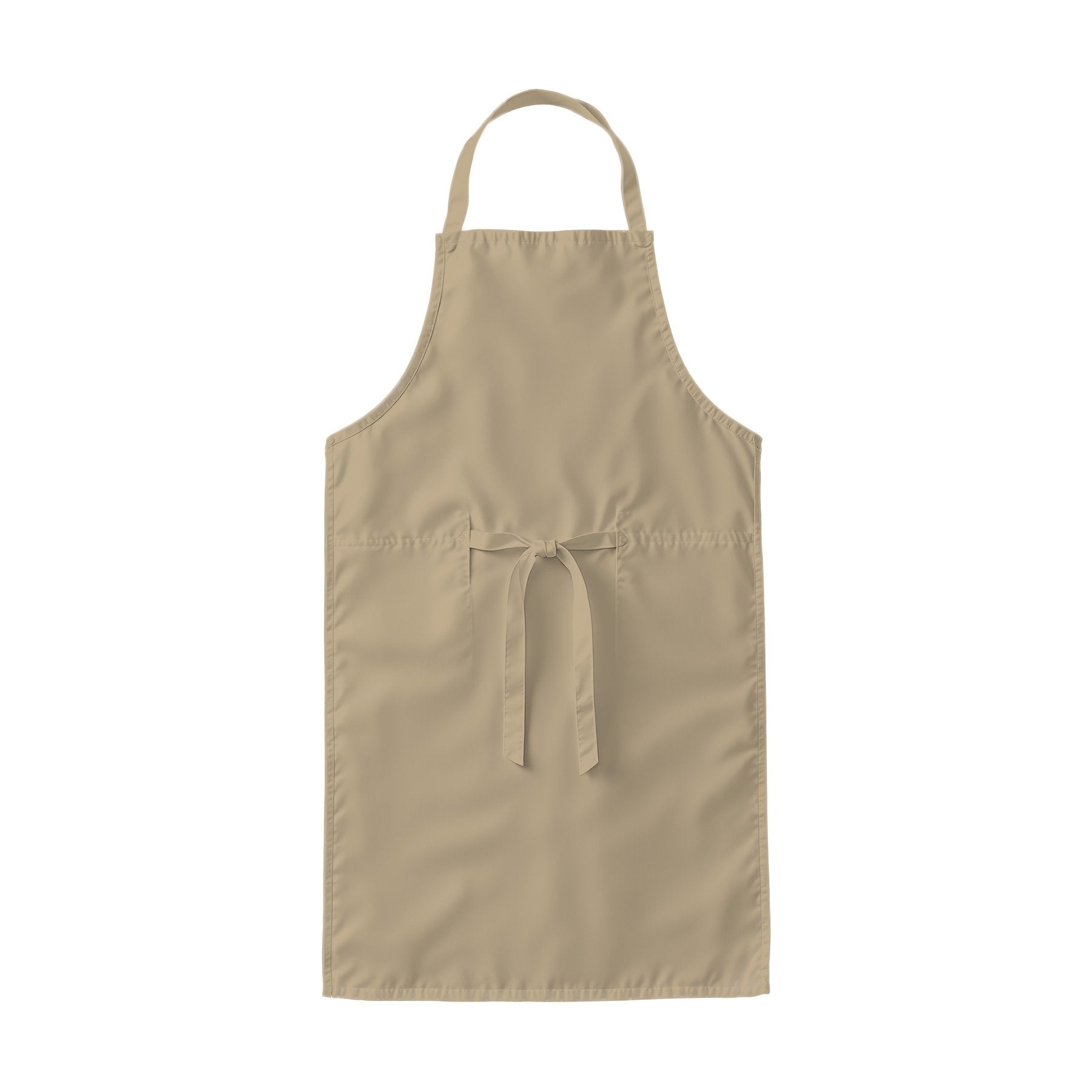 Apron Mockup | Khaki Back View — High Resolution JPG | POD Mockup Template | Commercial Use Download | MockupBulk