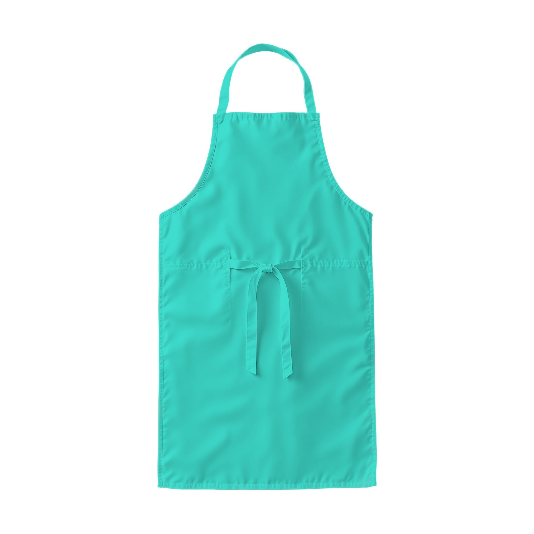 Apron Mockup | Turquoise Back View | Shopify Etsy Mockup Template | High-Res JPG | Commercial Use Download | MockupBulk
