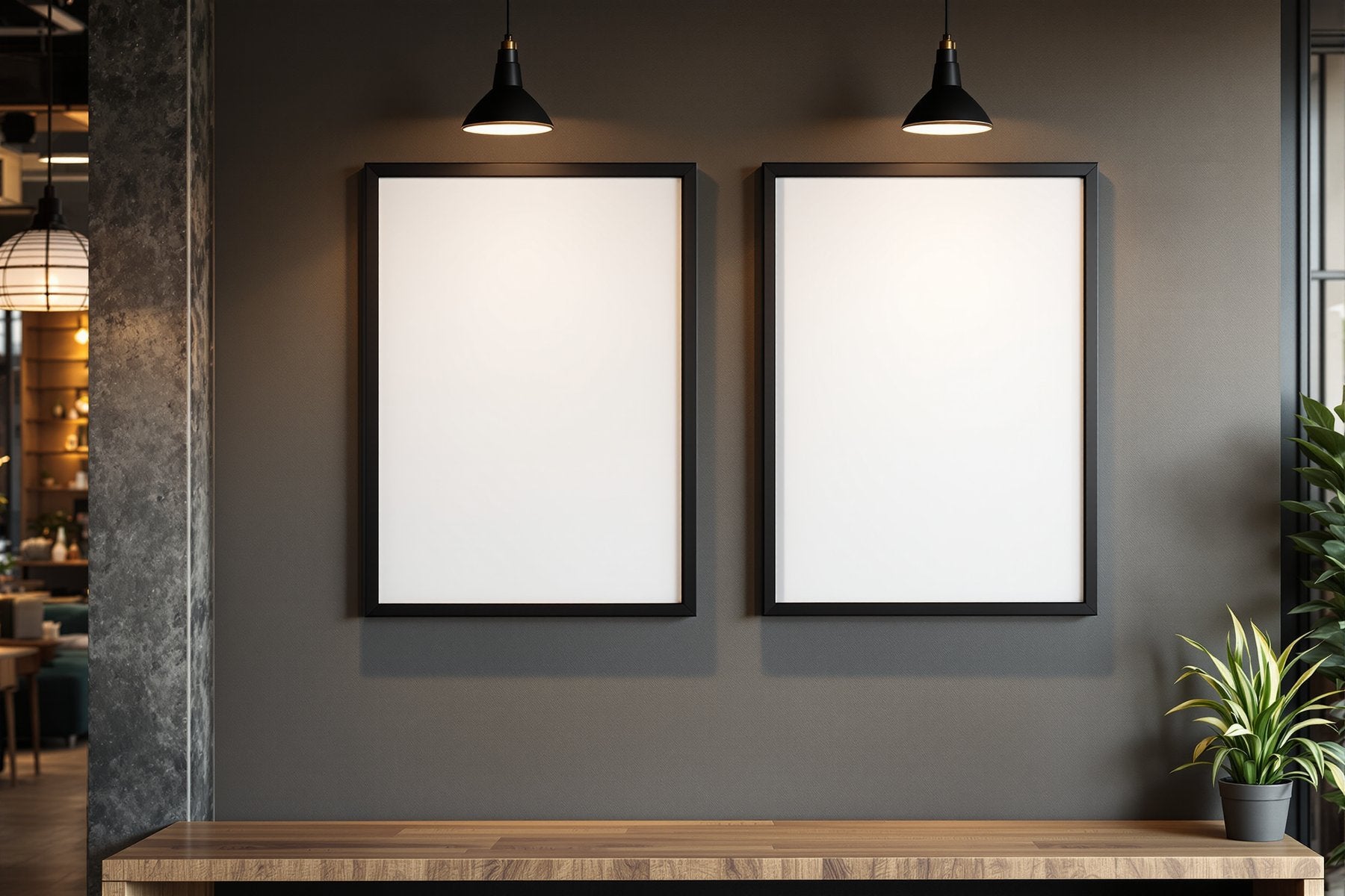 Commercial Frame Mockup, Blank Template #294 | bulkmockup Digital Download | Blank Frame JPG | Commercial Licence Included | MockupBulk