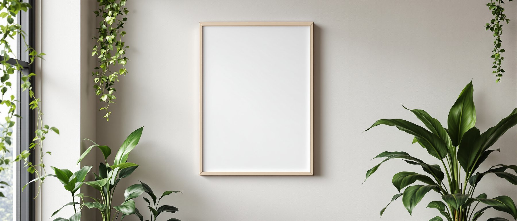 Commercial Frame Mockup | Blank Template #296 — bulkmockup Blank Frame Template | High-Res JPG | Commercial Licence | MockupBulk