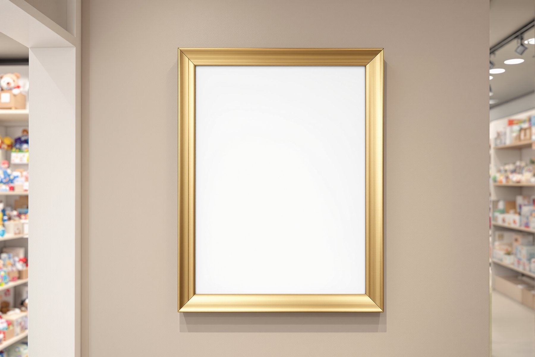 Commercial Frame Mockup, Blank Template #297 | High-Res Frame Template JPG | bulkmockup Mockup Store | Commercial Use | MockupBulk