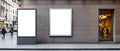 Blank Template #002 Street Advertising Frame Mockup | bulkmockup Frame Template | Instant Download JPG | Commercial Use | MockupBulk