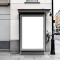 Street Advertising Frame Mockup | Blank Template #007 — Empty Frame Mockup Template | JPG Digital Download | Commercial Licence | bulkmockup Shop