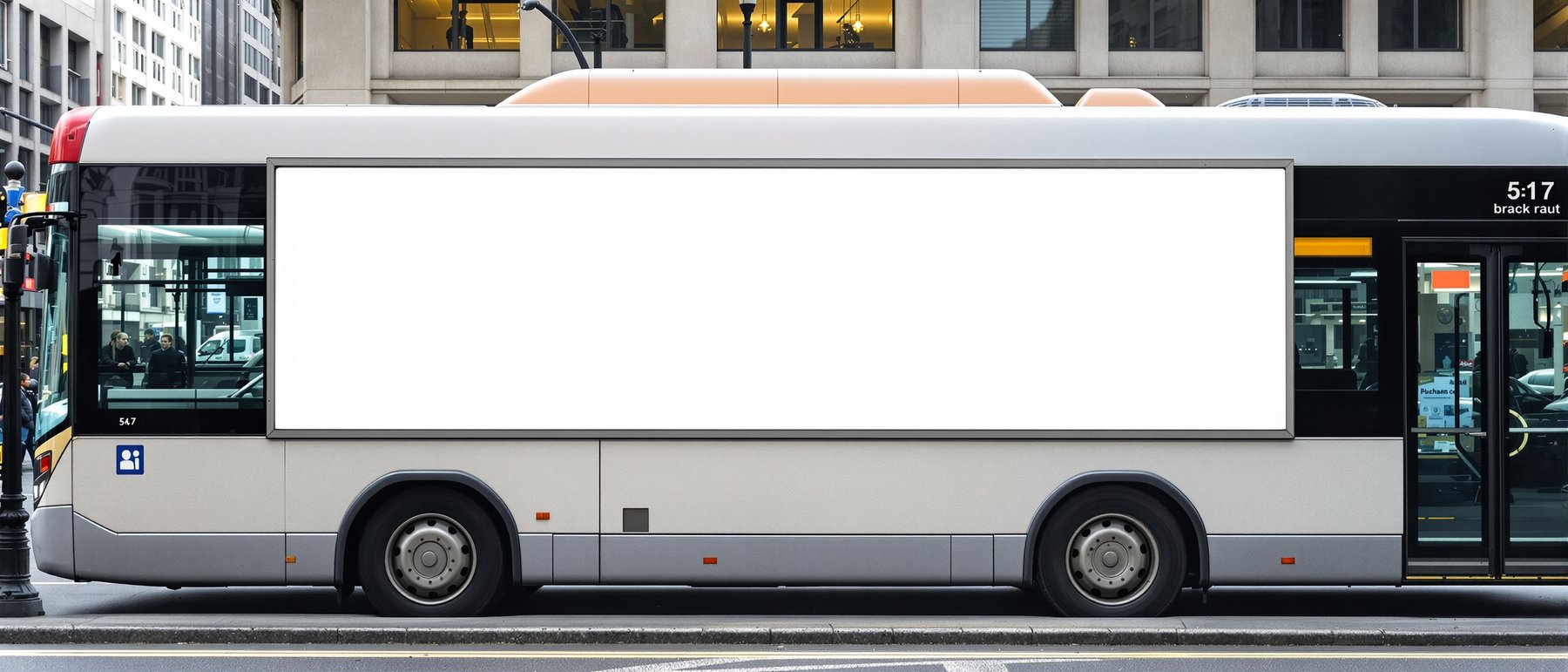 Street Advertising Frame Mockup, Blank Template #013 | Frame Template JPG | Instant bulkmockup Download | Commercial Use | MockupBulk