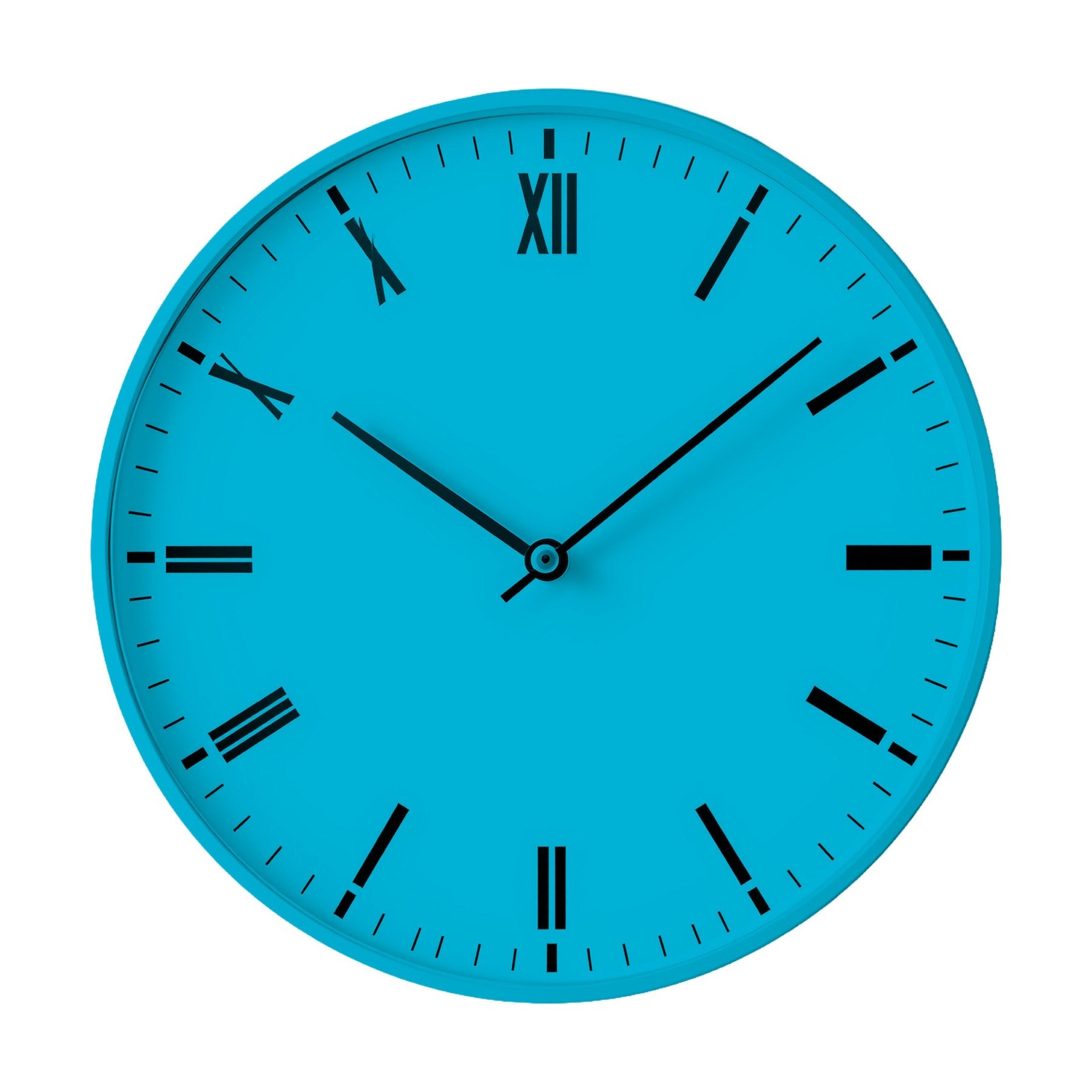 Aqua WallClock Mockup | Print on Demand Mockup | High-Res JPG Download | Commercial Use Included | MockupBulk