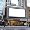 Blank Template #023 Street Advertising Frame Mockup | Instant bulkmockup Download | Blank Frame JPG Template | Commercial Use | MockupBulk