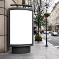 Street Advertising Frame Mockup, Blank Template #027 | Blank Frame Template for Etsy | bulkmockup JPG Download | Commercial Use | MockupBulk