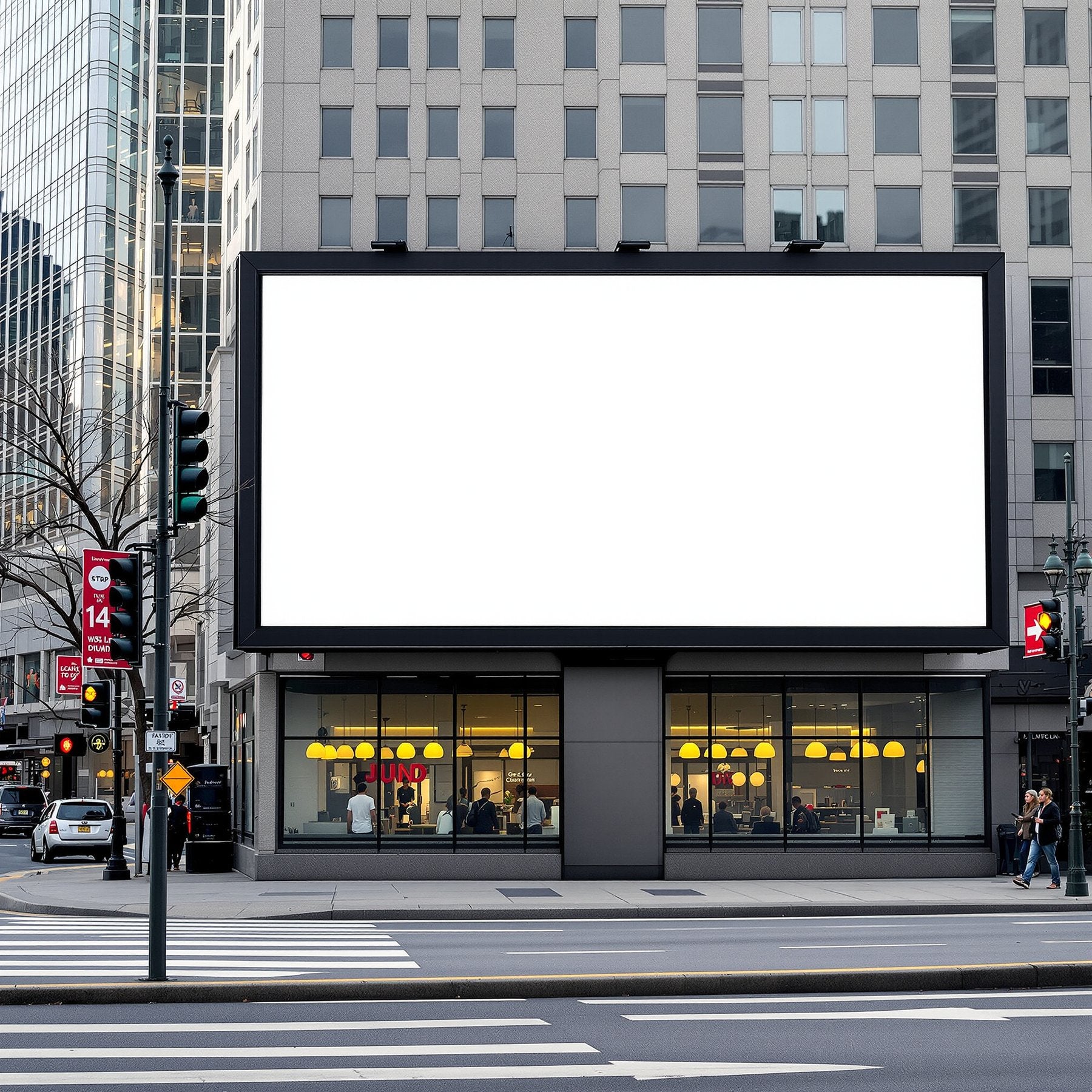 Street Advertising Frame Mockup, Blank Template #029 | Blank Frame Template for Etsy | bulkmockup JPG Download | Commercial Use | MockupBulk
