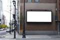 Blank Template #034 Street Advertising Frame Mockup | Blank Frame Template for Etsy | bulkmockup JPG Download | Commercial Use | MockupBulk