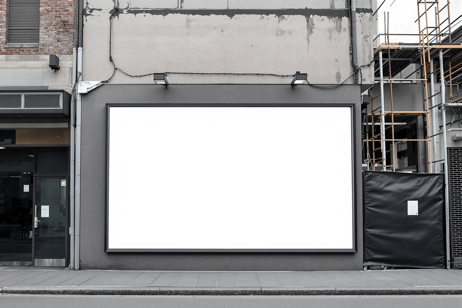 Street Advertising Frame Mockup | Blank Template #036 | Empty Frame Mockup Template | JPG Digital Download | Commercial Licence | bulkmockup Shop