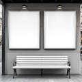 Street Advertising Frame Mockup, Blank Template #037 | High-Res Frame Template JPG | bulkmockup Mockup Store | Commercial Use | MockupBulk
