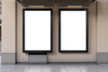 Street Advertising Frame Mockup, Blank Template #039 | High-Resolution JPG | bulkmockup Template | For Etsy POD Print Sellers | MockupBulk