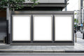Street Advertising Frame Mockup, Blank Template #046 | Empty Frame Template | bulkmockup High-Res JPG | Commercial Use Included | MockupBulk