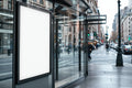 Blank Template #048 Street Advertising Frame Mockup | Blank Frame Template for Etsy | bulkmockup JPG Download | Commercial Use | MockupBulk