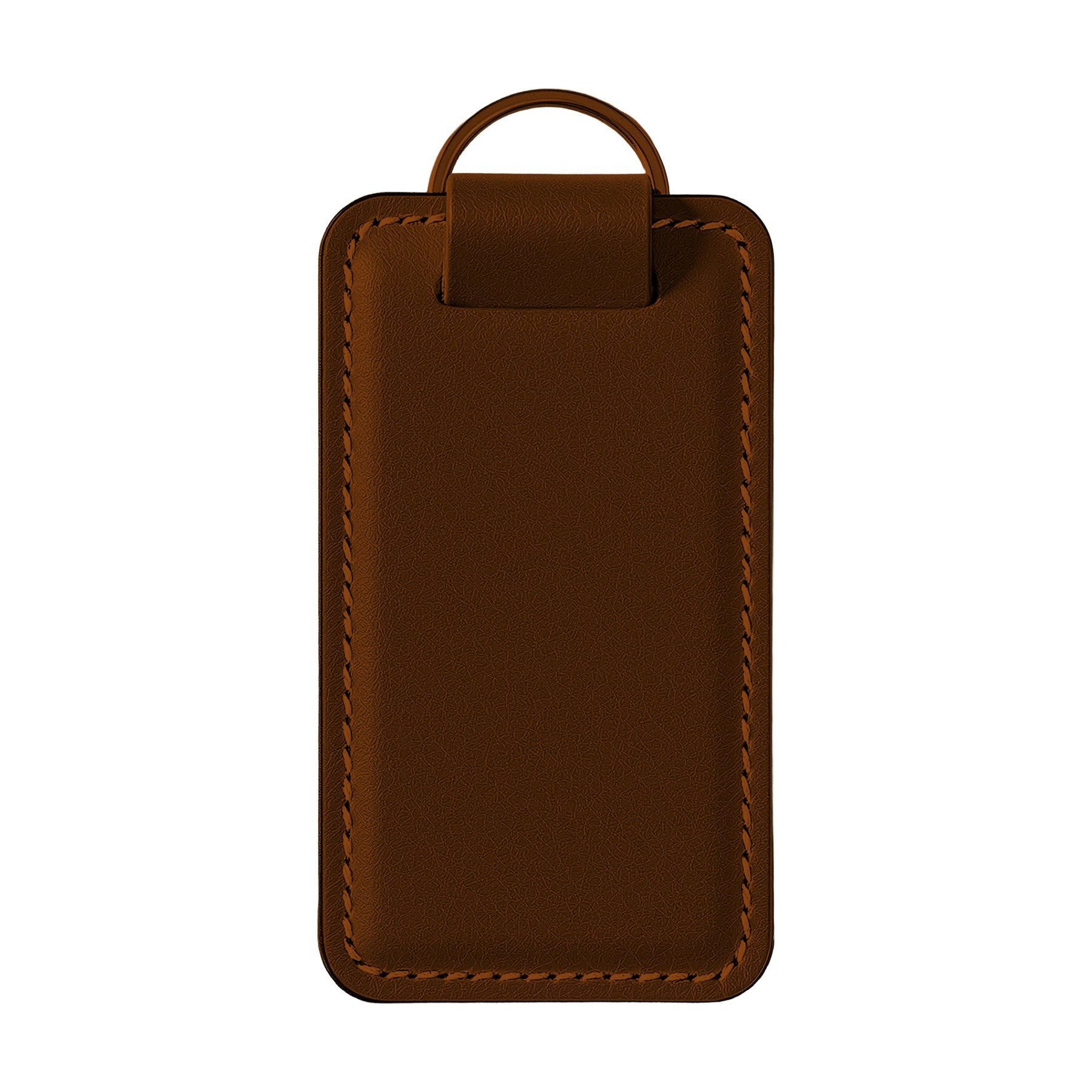 Keyring Mockup, Brown Back View | Instant Download JPG Mockup | POD Etsy Redbubble Printful | Commercial Use | MockupBulk
