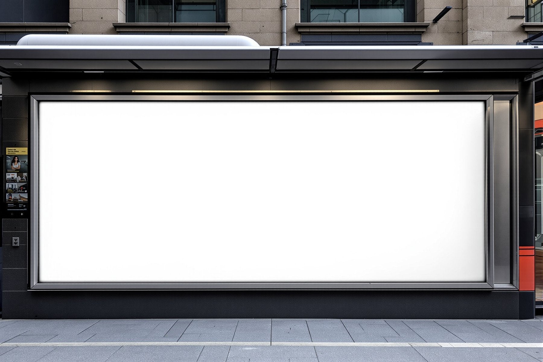 Street Advertising Frame Mockup, Blank Template #053 | Frame Mockup JPG Download | bulkmockup Template | Commercial Licence | MockupBulk