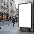 Street Advertising Frame Mockup | Blank Template #056 — Blank Frame Template | High-Res JPG Instant Download | Commercial Use | bulkmockup | MockupBulk